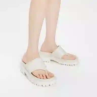 CHARLESKEITH ck PU 7cm ChalkBlackLight Pink