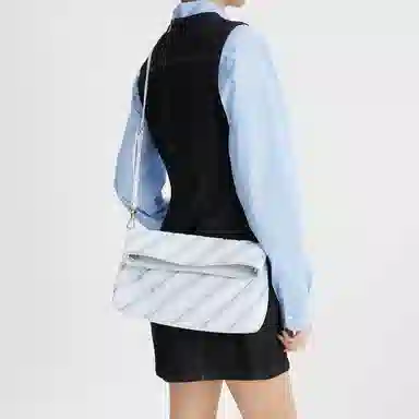CHARLES&KEITH Denim Series Shoulder Bag