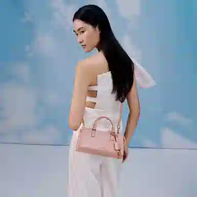 CHARLESKEITH ck 25 PU BlackMulberry PlumLight Pink