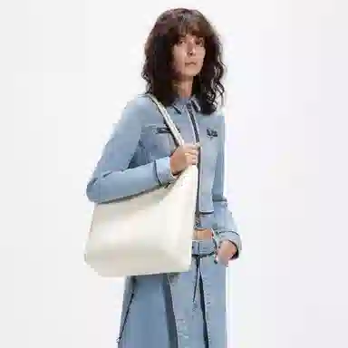 Charles & Keith Tote Bag Taupe/Cream