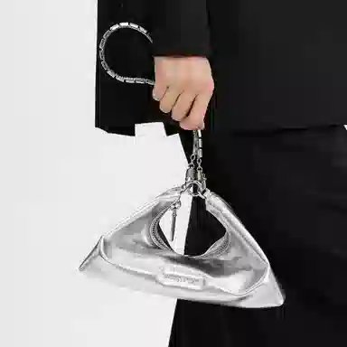 CHARLES&KEITH Dusk Silver Small Shoulder Bag