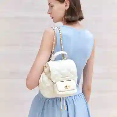 Charles & Keith Quilted Backpack