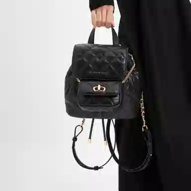 Charles & Keith Quilted Backpack