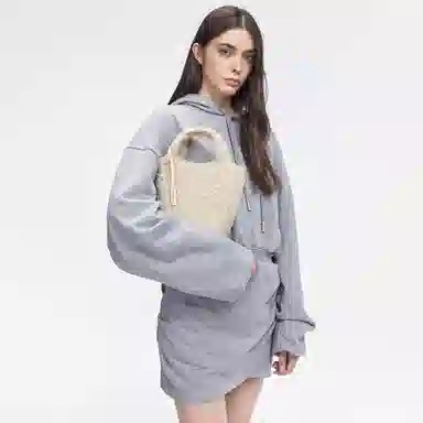 CHARLES&KEITH Tote Bag Beige/Noir