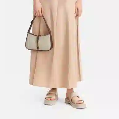 CHARLESKEITH ck PU EVA 4.2cm TaupeLight BlueBlack