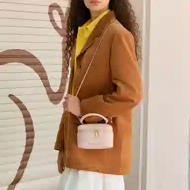 Charles & Keith Quilted Chain Bag