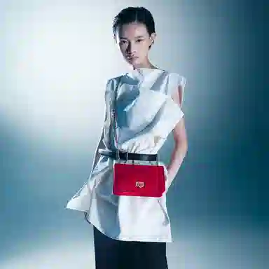 CHARLESKEITH ck 25 PU BlackCreamCrimson Red