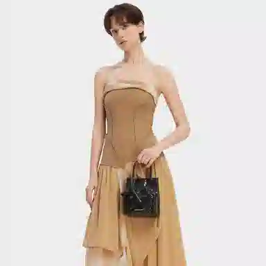 CHARLESKEITH ck PU CreamJet BlackSilver