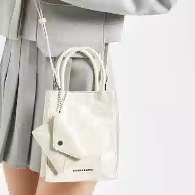 CHARLESKEITH ck PU CreamJet BlackSilver