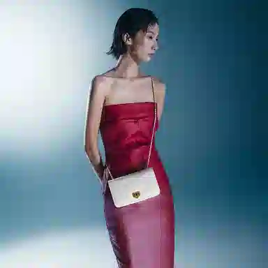 CHARLESKEITH ck 25 PU BlackCreamCrimson Red