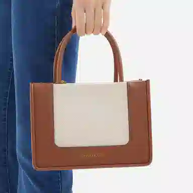 CHARLESKEITH ck PU Denim BlueTan