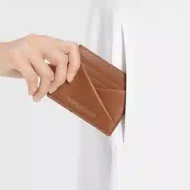 Charles & Keith Card Holder Oat Tan