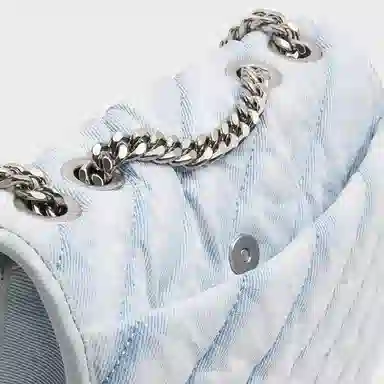 Charles & Keith Denim Flap Chain Bag