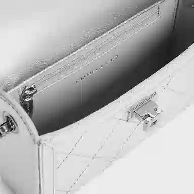 Charles & Keith Quilted Chain Shoulder Bag