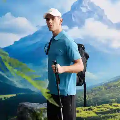 SPYDER HIKINGlogoPolo