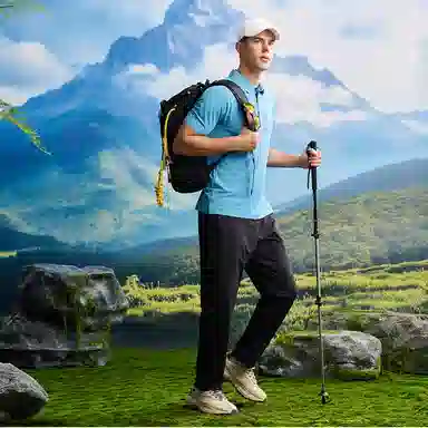 SPYDER HIKINGlogoPolo