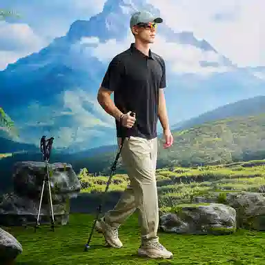 SPYDER HIKINGlogoPolo