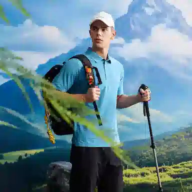 SPYDER HIKINGlogoPolo