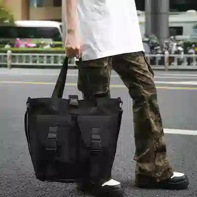 HACIN Messenger Bag Black