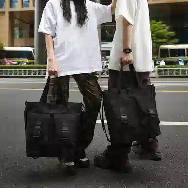 HACIN Messenger Bag Black