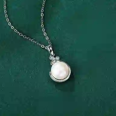 幸囍礼 【点赞收藏赠】法式蝶恋花设计 灵动蝴蝶套装轻盈小众设计 甜美气质轻奢时尚高级感 淡水珍珠 项链 男女同款情侣款