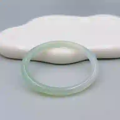 幸囍礼 【点收藏赠素圈镯 高品质】半山半水青山黛女镯 新中式国风油青色渐变 古风汉服 高冷气质 玉髓 手镯 男女同款情侣款