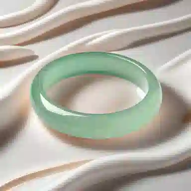 幸囍礼 青山黛贵妃美人镯 简约大方百搭新中式国风国潮复古小众 轻奢高级感 东陵玉 手镯 女款