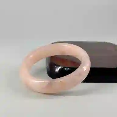 幸囍礼 樱花粉桃花酿  三生三世有钱花新中式国风精致优雅气质小众设计轻奢高贵 猫眼石 手镯 女款