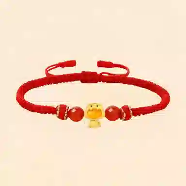 幸囍礼 好运蛇来运转扭扭蛇 生肖蛇本命年招财纳福 日常搭配小众配饰 玛瑙 手链 男女同款情侣款