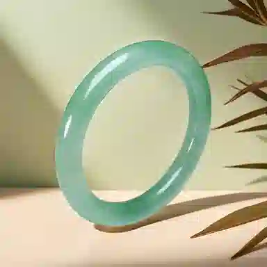 幸囍礼 青山黛贵妃美人镯 简约大方百搭新中式国风国潮复古小众 轻奢高级感 东陵玉 手镯 女款