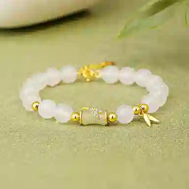 幸囍礼 紫气东来竹节 九紫离火节节高升 水晶 手串 男女同款情侣款