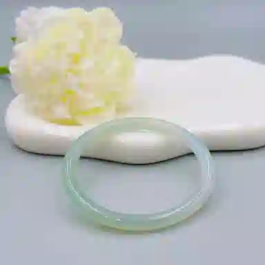 幸囍礼 【点收藏赠素圈镯 高品质】半山半水青山黛女镯 新中式国风油青色渐变 古风汉服 高冷气质 玉髓 手镯 男女同款情侣款