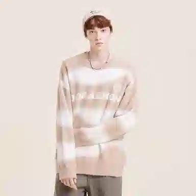 Doraemon Retro Jacquard Logo Sweater