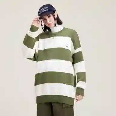 Doraemon Striped Knit Sweater