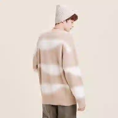 Doraemon Retro Jacquard Logo Sweater