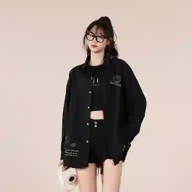 Doraemon Logo Long Sleeve Shirt