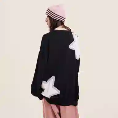 Doraemon Star Logo Knit Sweater