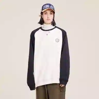 Doraemon Cartoon Colorblock Sweatshirt