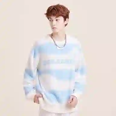 Doraemon Retro Jacquard Logo Sweater