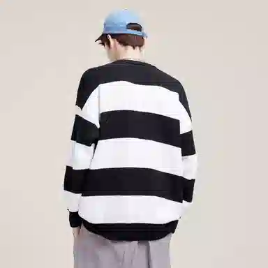 Doraemon Striped Knit Sweater