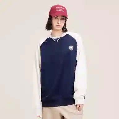 Doraemon Cartoon Colorblock Sweatshirt