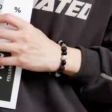 【顺丰航空】 魔物 幻夜星球 小众复古高级感转运珠质感 可调节 火山石 手串 男女同款情侣款