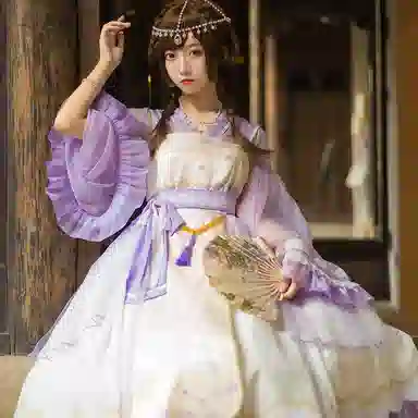 豹了个猫 夜与莺可爱华丽洛丽塔长袖连衣裙 萝莉装