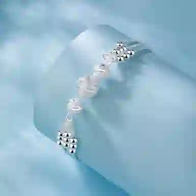 色菲尔 三生三世转运珠 三层叠戴好运相伴爆闪氛围感 日常 铜 手链 女款