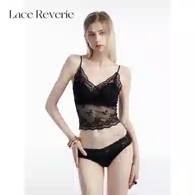 小甜崽 纯色蕾丝性感三角内裤 女款