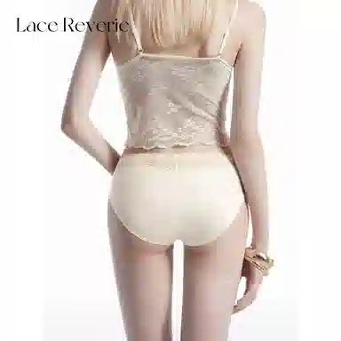 小甜崽 纯色蕾丝性感三角内裤 女款