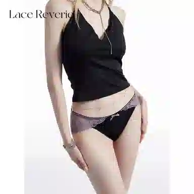 小甜崽 纯色性感三角内裤 女款