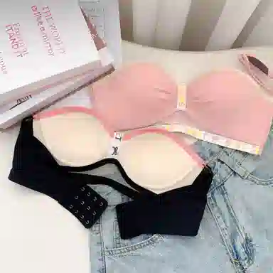 小甜崽 稳稳杯防滑聚拢无肩带美背文胸 女款