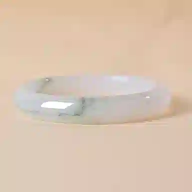 世存 新中式高冰感小众设计女生玉镯 多圈口可选 天山翠 玉石手镯 女款