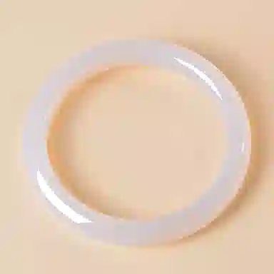 世存 新中式白月光冰感油润平安镯 多圈口可选 玛瑙 手镯 女款